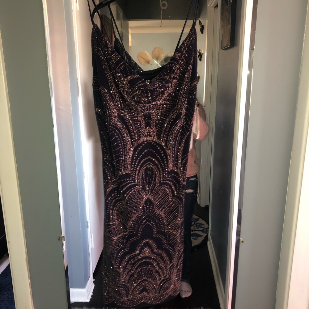 Sequin mini dress